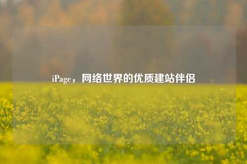 iPage，网络世界的优质建站伴侣