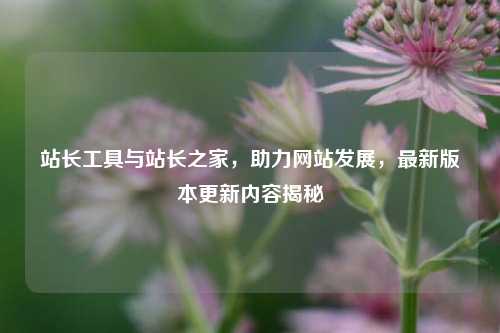 站长工具与站长之家，助力网站发展，最新版本更新内容揭秘